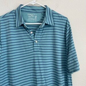 Faherty Organic Cotton Isle Polo Short Sleeve Polo